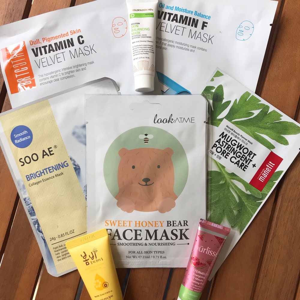 Face perfect! 8 facial masks and samples